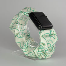 Load image into Gallery viewer, Scrunchie Watch Band | Video Game | Animal Leaves