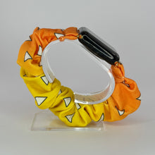 Load image into Gallery viewer, Scrunchie Watch Band | Anime KNY | Orange & Yellow Ombre Triangles