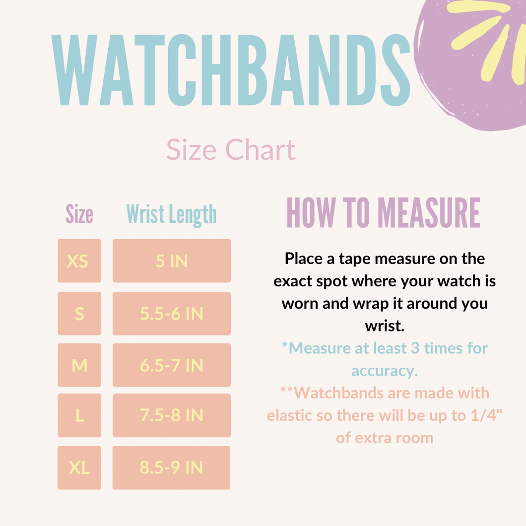 Fitbit Versa Watch Band | Custom Design | Please Read Details Before Ordering