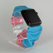 Cargar imagen en el visor de la galería, Scrunchie Watch Band | Pride Flag | Trans Pride