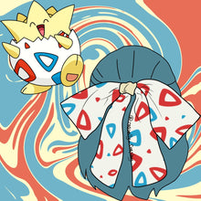Load image into Gallery viewer, Over-sized Hair Bow | Video Game | Pocket Monsters