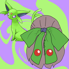 Load image into Gallery viewer, Over-sized Hair Bow | Video Game | Pocket Monsters
