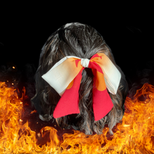 Cargar imagen en el visor de la galería, Japanese Over-sized Hair Bow | Anime KNY | Flame Hashira