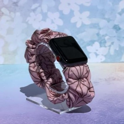Apple Watch Band | Anime KNY | Pink & Brown Flower