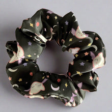 Cargar imagen en el visor de la galería, Satin Hair Scrunchie | Video Game | Midnight Moogle