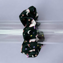 Cargar imagen en el visor de la galería, Satin Hair Scrunchie | Video Game | Midnight Moogle