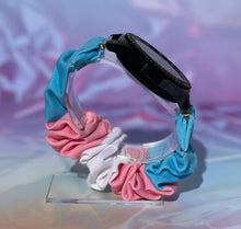 Cargar imagen en el visor de la galería, Scrunchie Watch Band | Pride Flag | Trans Pride