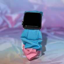 Cargar imagen en el visor de la galería, Scrunchie Watch Band | Pride Flag | Trans Pride