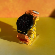 Load image into Gallery viewer, Scrunchie Watch Band | Anime KNY | Orange & Yellow Ombre Triangles