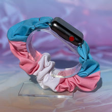 Cargar imagen en el visor de la galería, Scrunchie Watch Band | Pride Flag | Trans Pride