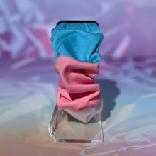 Cargar imagen en el visor de la galería, Scrunchie Watch Band | Pride Flag | Trans Pride