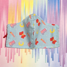 Load image into Gallery viewer, Reusable Face Mask With Filter Pocket | Anime Sailor Moon | Magical Girl (Youth)