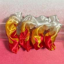 Load image into Gallery viewer, Satin Hair Scrunchie | Anime KNY | Flame Hashira