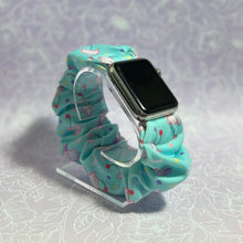 Load image into Gallery viewer, Scrunchie Watch Band | Video Game | Moogle Kupo
