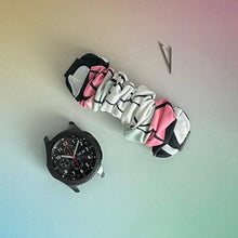Load image into Gallery viewer, Galaxy Watch Band | Anime KNY Butterfly Hashira | White Green Pink Butterfly
