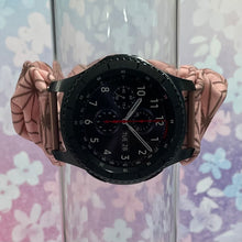 Load image into Gallery viewer, Galaxy Watch Band | Anime KNY | Geometric Flower Pink &amp; Brown

